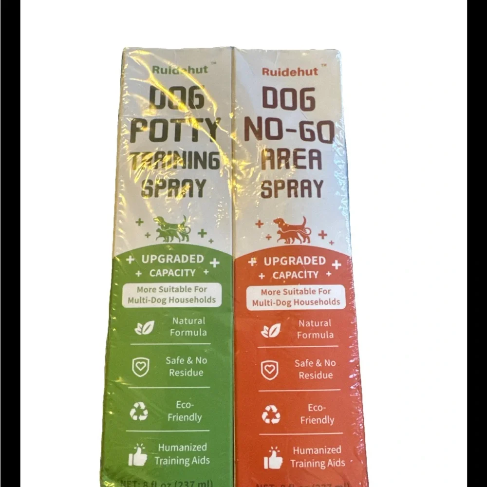Dog Care Product Set with Flea Shampoo , Training Sprays and 50 Ear Wipes NEW